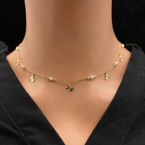 عقد شوكر ذهب عيار 18 الوزن 2.90 جرام