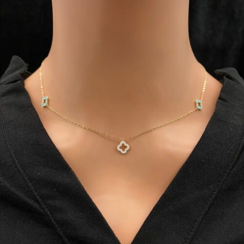 عقد شوكر ذهب عيار 18 الوزن 1.94 جرام