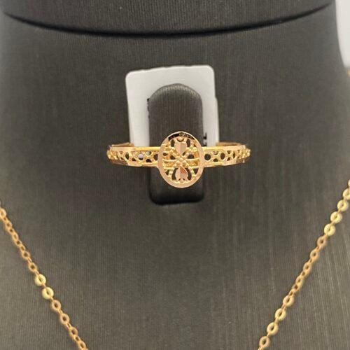 نصف طقم ذهب عيار 21 الوزن 4.25 جرام