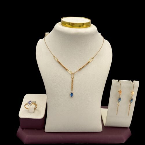 نصف طقم ذهب عيار 21 الوزن 5.08 جرام