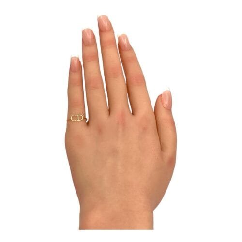 خاتم ذهب عيار 18 الوزن 0.43 جرام