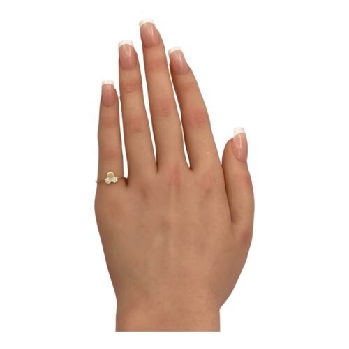 خاتم ذهب عيار 18 الوزن 0.60 جرام