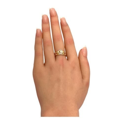 خاتم تونز ذهب عيار 21 الوزن 2.75 جرام