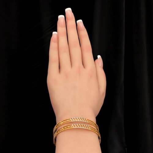 غويشة ذهب عيار 21 الوزن 14.20 جرام