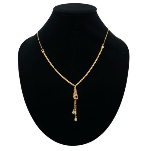 عقد ذهب عيار 21 الوزن 3.66 جرام