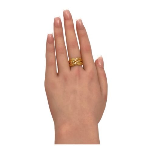 خاتم ذهب عيار 21 الوزن 2.62 جرام