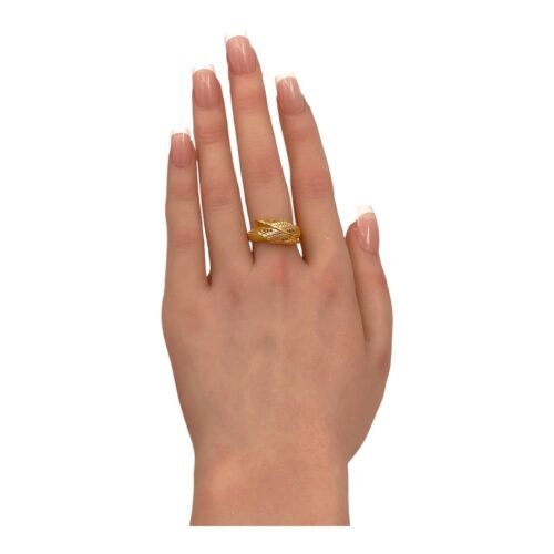 خاتم ذهب عيار 21 الوزن 2.54 جرام