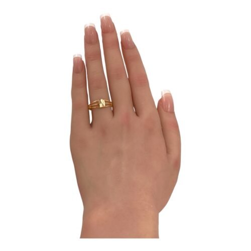 خاتم ذهب عيار 21 الوزن 1.20 جرام