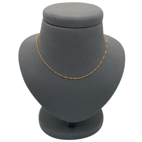 سلسال ذهب عيار 21 الوزن 1.96 جرام