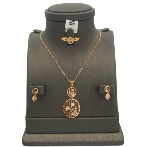 نصف طقم ذهب عيار 21 الوزن 4.13 جرام