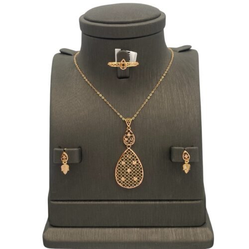 نصف طقم ذهب عيار 21 الوزن 4.07 جرام