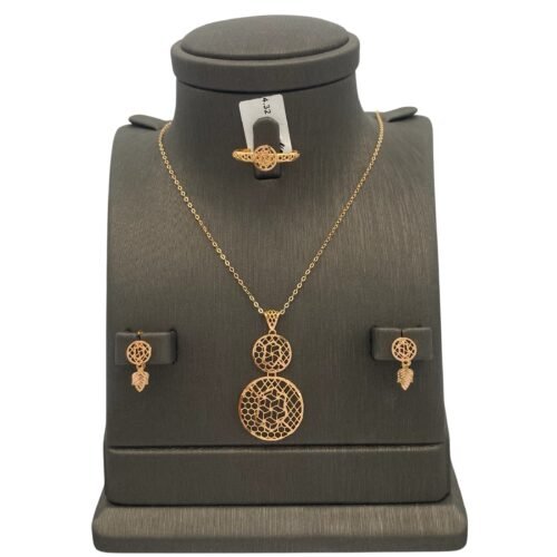 نصف طقم ذهب عيار 21 الوزن 4.32 جرام