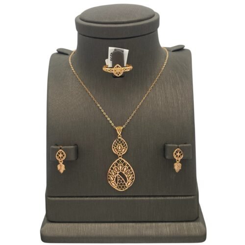 نصف طقم ذهب عيار 21 الوزن 4.33 جرام