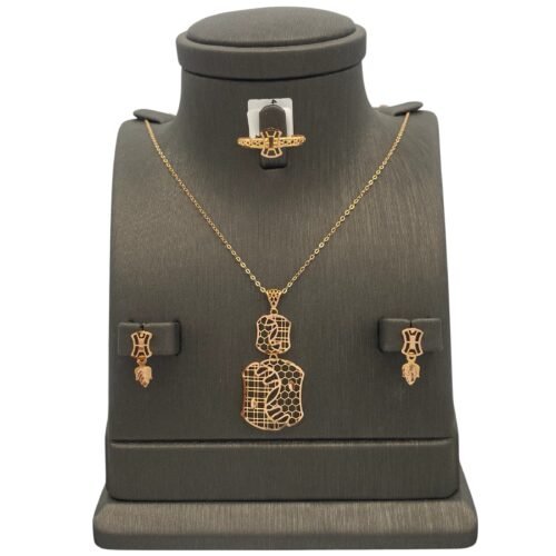 نصف طقم ذهب عيار 21 الوزن 4.37 جرام