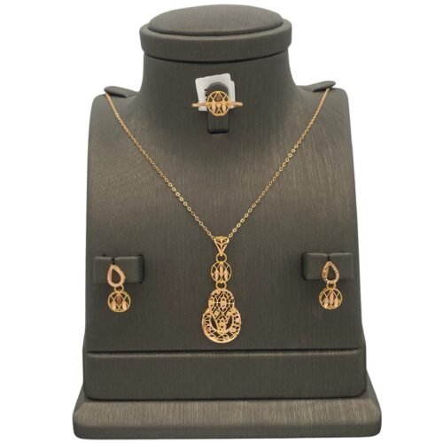 نصف طقم ذهب عيار 21 الوزن 4.12 جرام