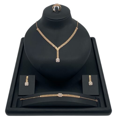 طقم ذهب كامل عيار 21