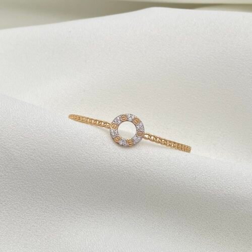 اسواره مواليد ذهب عيار 18 الوزن 1.84 جرام