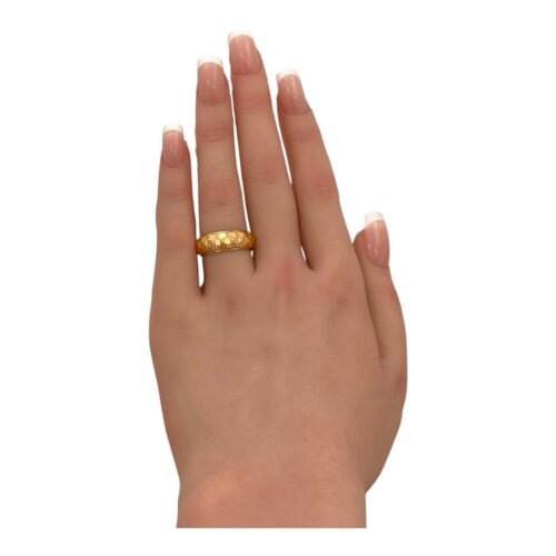 دبله ذهب عيار 21 الوزن 2.58 جرام