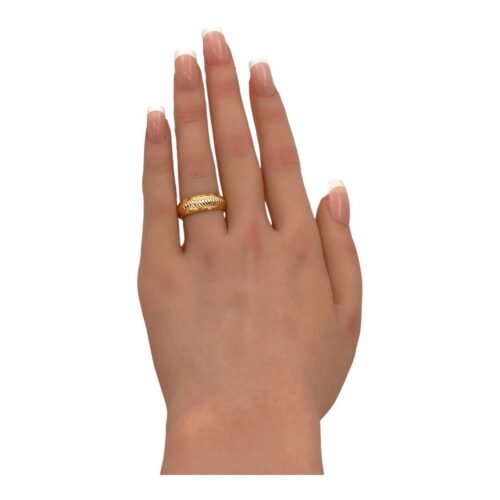 دبله ذهب عيار 21 الوزن 2.30 جرام