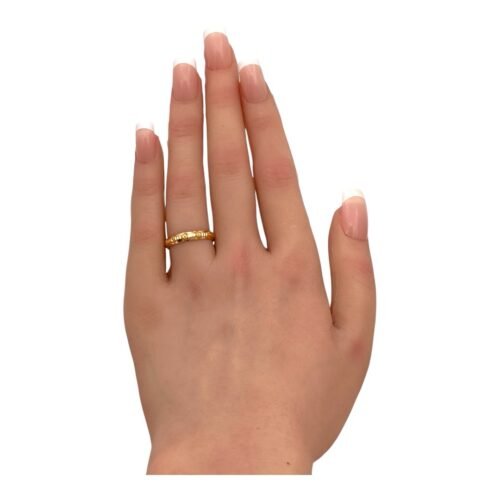 دبله ذهب عيار 21 الوزن 1.27 جرام