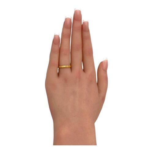 دبله ذهب عيار 21 الوزن 1.22 جرام