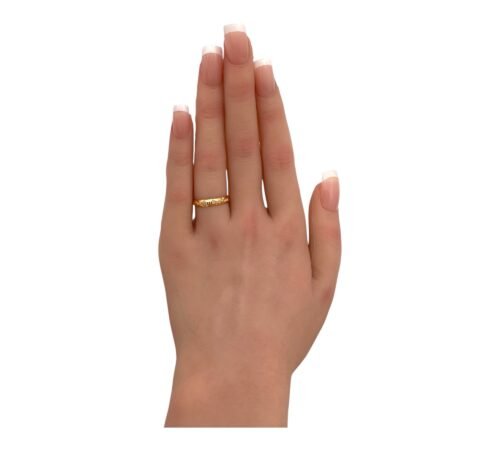 دبله ذهب عيار 21 الوزن 1.15 جرام