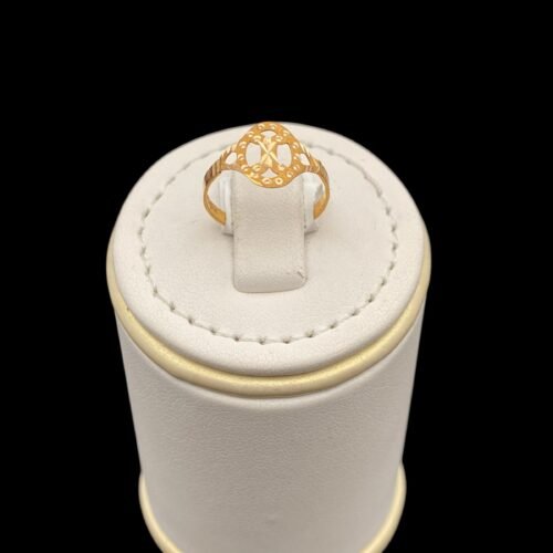 خاتم ذهب عيار 21 الوزن 0.72 جرام