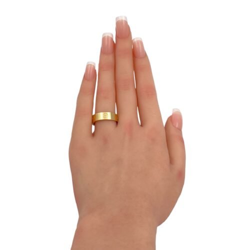 دبله ذهب عيار 18 الوزن 4.35 جرام