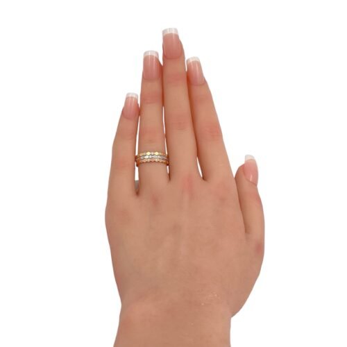 مرامي ذهب عيار 18 الوزن 3.91 جرام