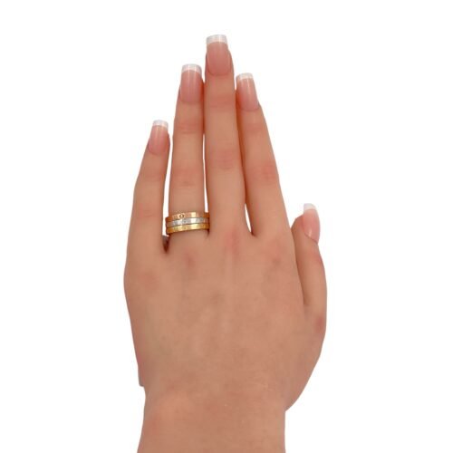 مرامي ذهب عيار 18 الوزن 7.54 جرام