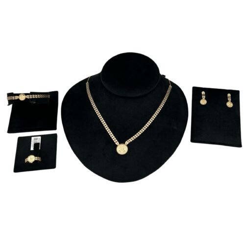 طقم ذهب عيار 18 الوزن 17.19 جرام