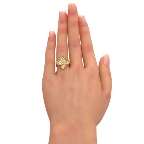 خاتم ذهب عيار 18 الوزن 2.86 جرام