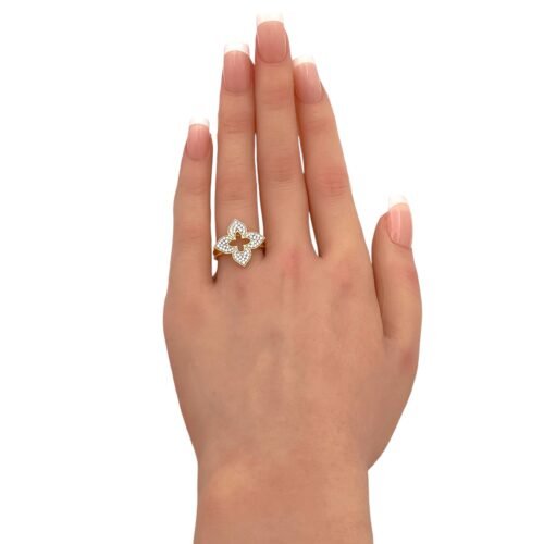 خاتم ذهب عيار 18 الوزن 2.64 جرام