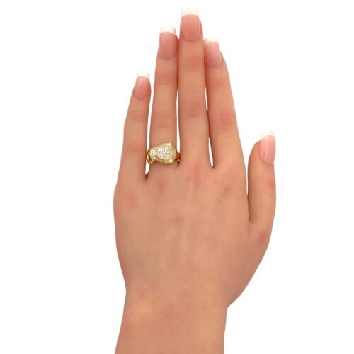 خاتم ذهب عيار 18 الوزن 3.84 جرام