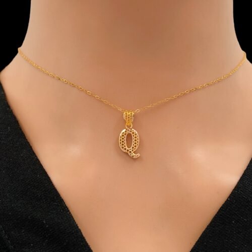 حرف Q ذهب عيار 21 الوزن 1.21 جرام