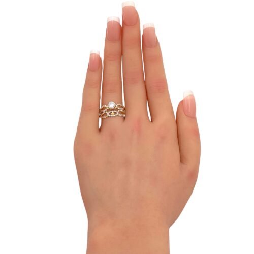 توينز ذهب عيار 18 الوزن 2.49 جرام