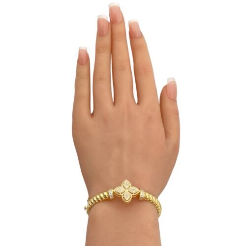 إسوارة ذهب عيار 18 الوزن 10.23 جرام