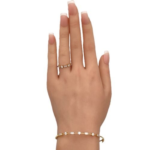 اسواره وخاتم ذهب عيار 18 الوزن 6.26 جرام