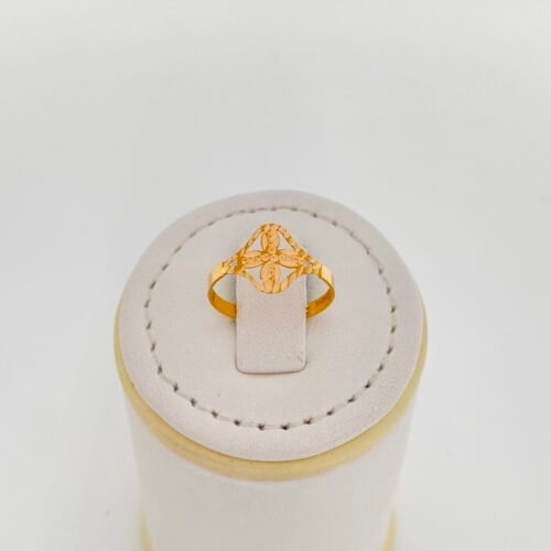 خاتم اطفال ذهب عيار 21 الوزن 0.7 جرام