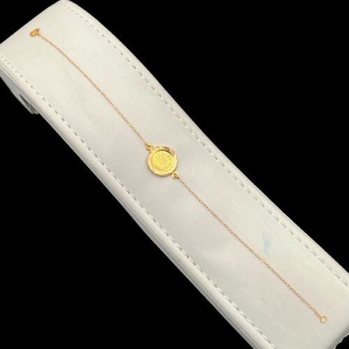 اسواره ذهب عيار 21 الوزن 0.66 جرام