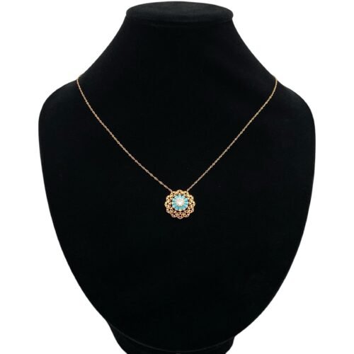 عقد ذهب عيار 21 الوزن 2.34 جرام