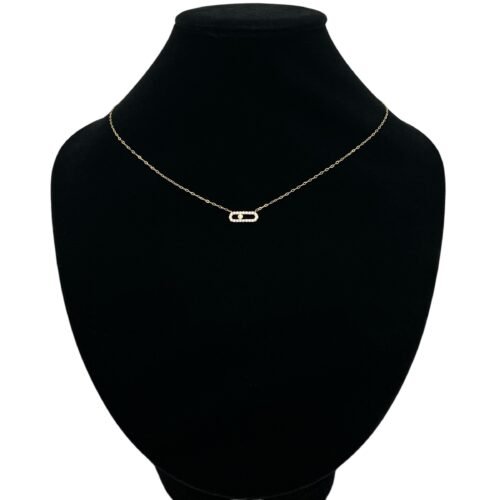 عقد ذهب عيار 18 الوزن 0.84 جرام