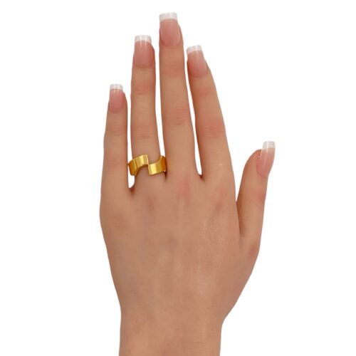 خاتم ذهب عيار 21 الوزن 3.26 جرام