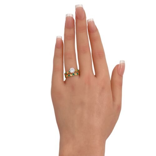 توينز ذهب عيار 21 الوزن 2.58 جرام