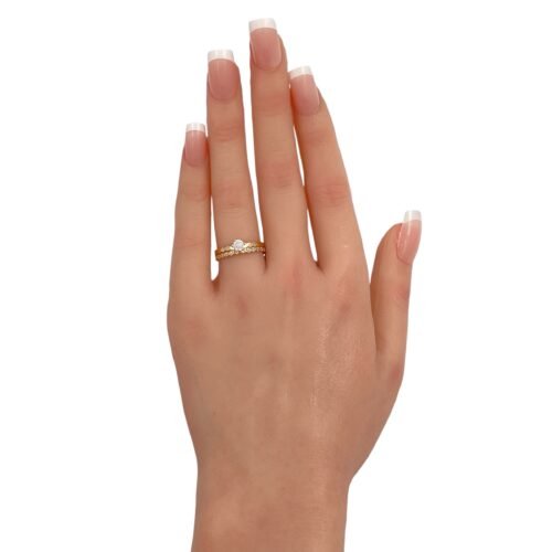 توينز ذهب عيار 18 الوزن 2.38 جرام