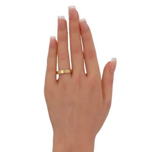 دبله ذهب عيار 18 الوزن 3.01 جرام