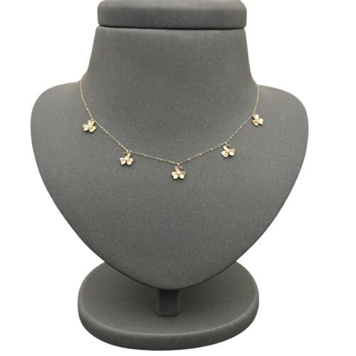 عقد تشوكر  ذهب عيار 18 الوزن 1.46 جرام