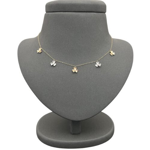 عقد تشوكر  ذهب عيار 18 الوزن 1.54 جرام