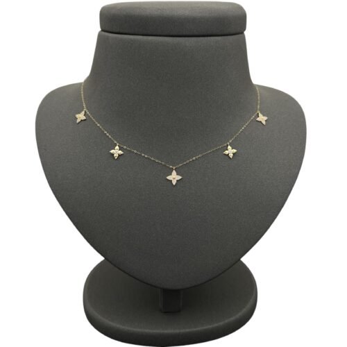 عقد تشوكر  ذهب عيار 18 الوزن 1.15 جرام