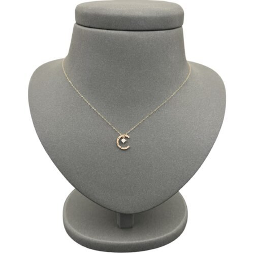 عقد ذهب عيار 18 الوزن 0.69 جرام